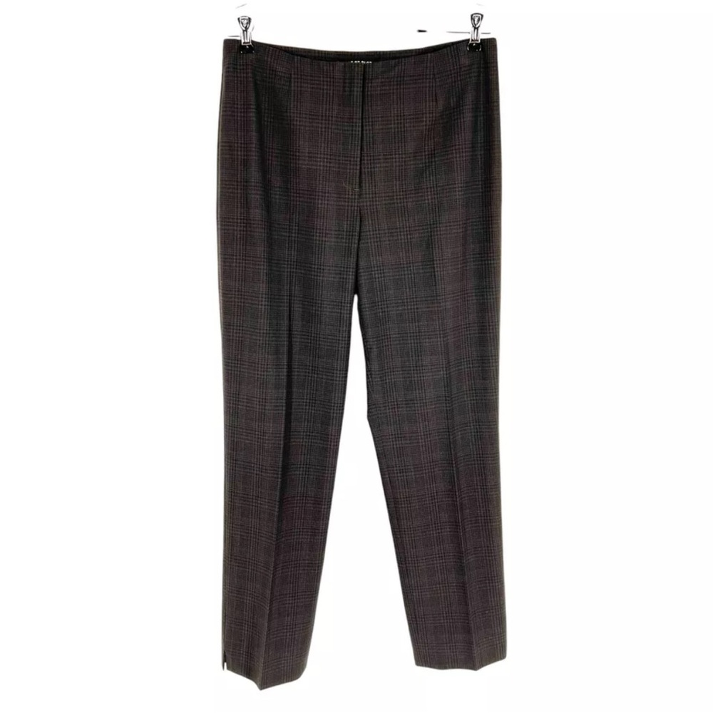 Peace of Cloth Pants Womens Size 6 Brown Black Glen Plaid Classic Stretch